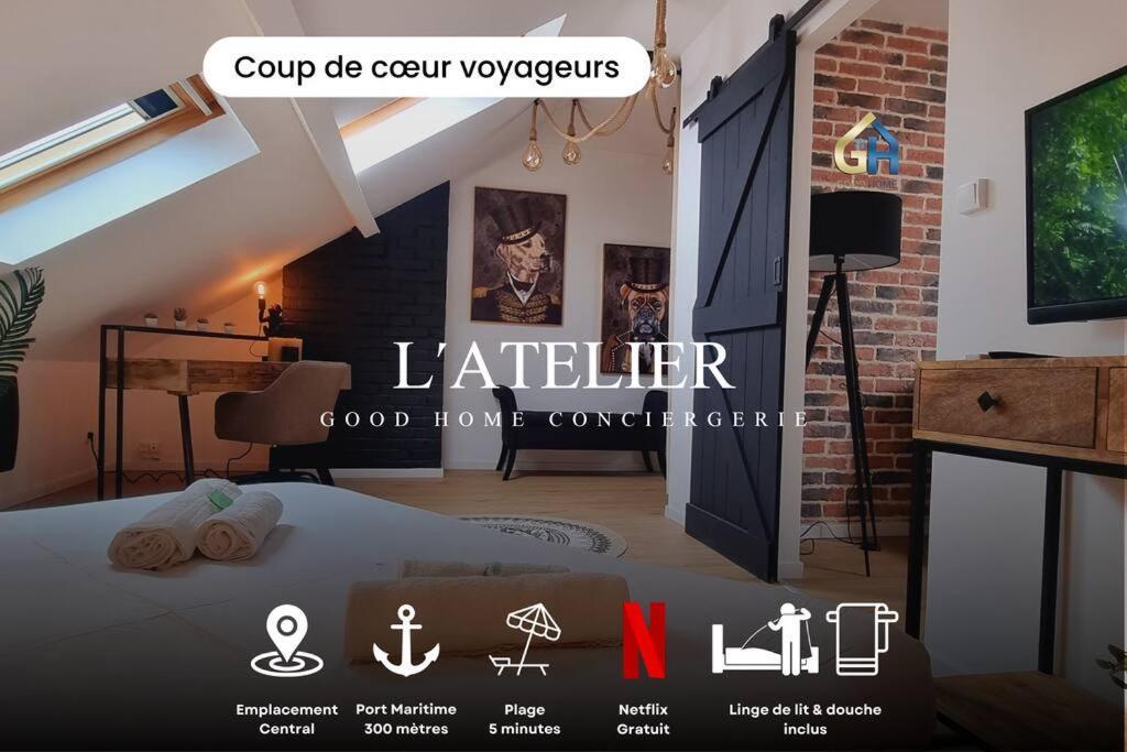 L'Atelier - Au Pied Des Quais Apartment Dunkirk ภายนอก รูปภาพ